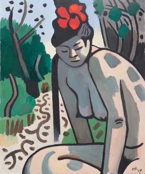 nude painting by the Venice painter, Curtis Hoekzema.