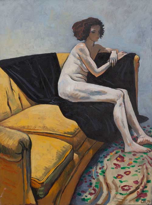 nude painting by the Venice painter, Curtis Hoekzema.