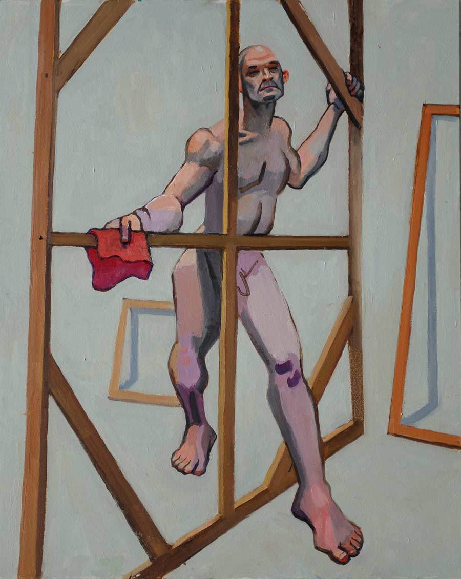 nude painting by the Venice painter, Curtis Hoekzema.