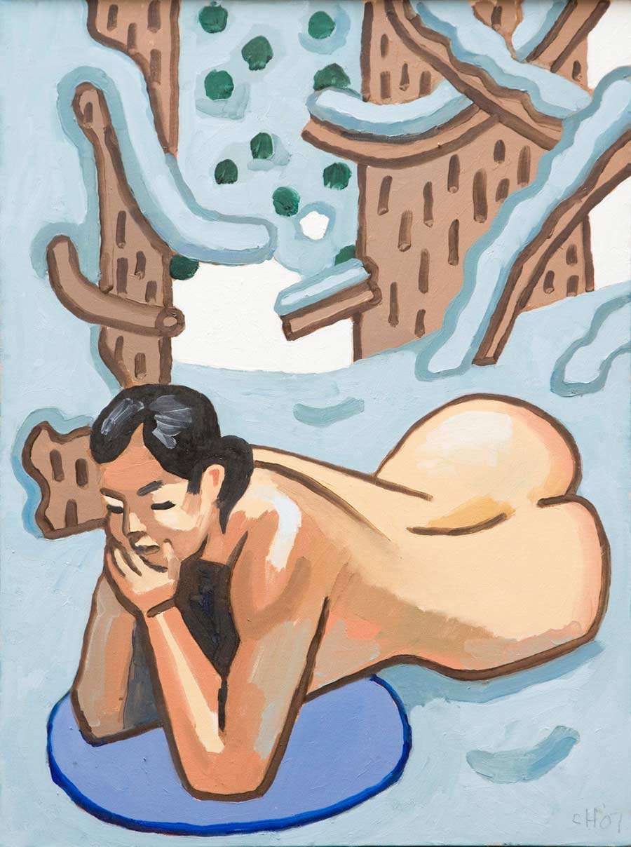 nude painting by the Venice painter, Curtis Hoekzema.