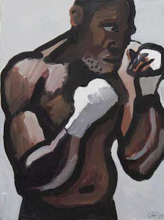 nude painting by the Venice painter, Curtis Hoekzema.