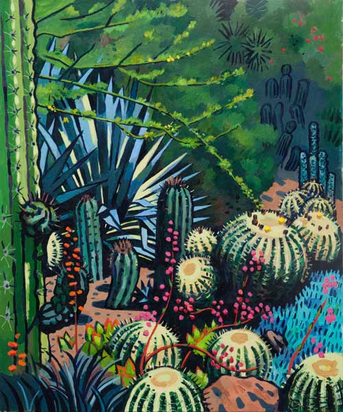 oil painting by the Venice painter, Curtis Hoekzema.