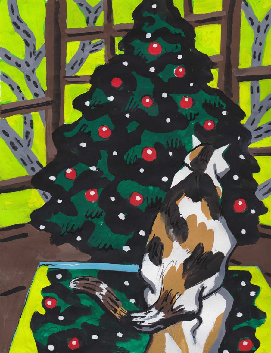 INTERIORS - oil painting by the Venice painter, Curtis Hoekzema.