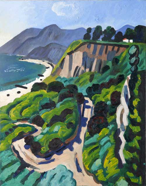 LANDSCAPE - oil painting by the Venice painter, Curtis Hoekzema.